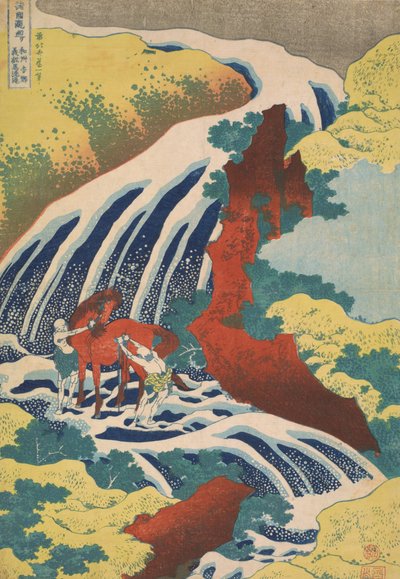Yoshitsune Falls, from the series Famous Waterfalls in Various Provinces by Katsushika Hokusai